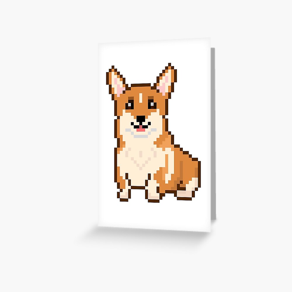 Cute Pixelated Corgi #7 - PIXELATED CORGIS