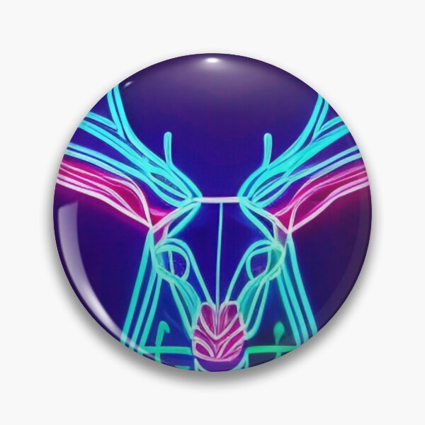 Item preview, neon stag head designed and sold by optimusprime39.