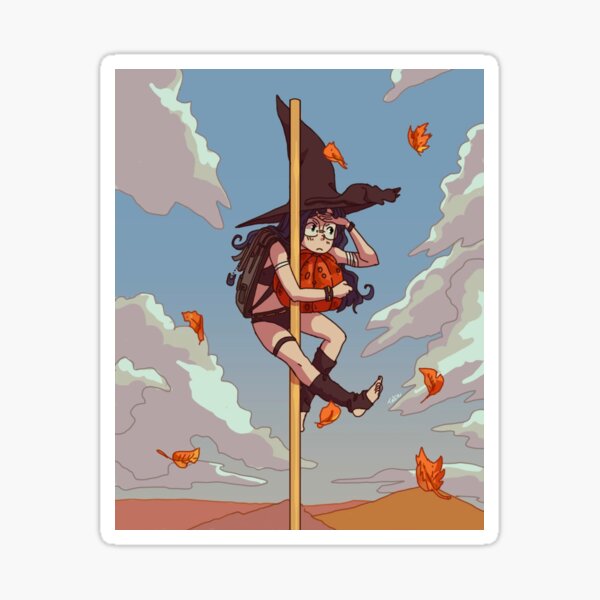 witch poledancer Sticker