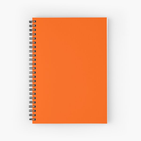 Orange Pantone Spiral Notebook