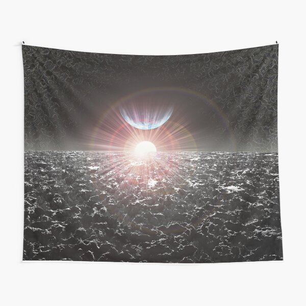 Earth Rise from Luna B Tapestry