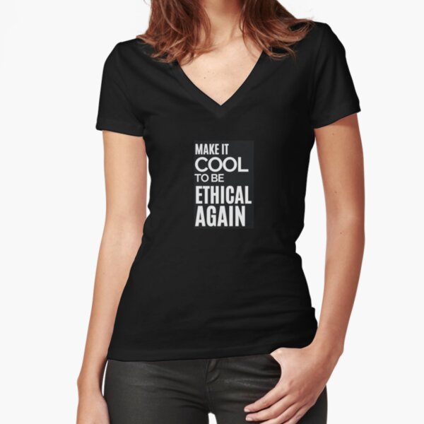 Fitted V-Neck T-Shirt