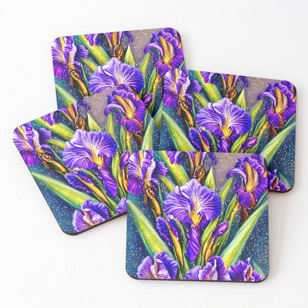 Item preview, Purple Iris - Botanicals 06 designed and sold by Tau Tia L Douglass.