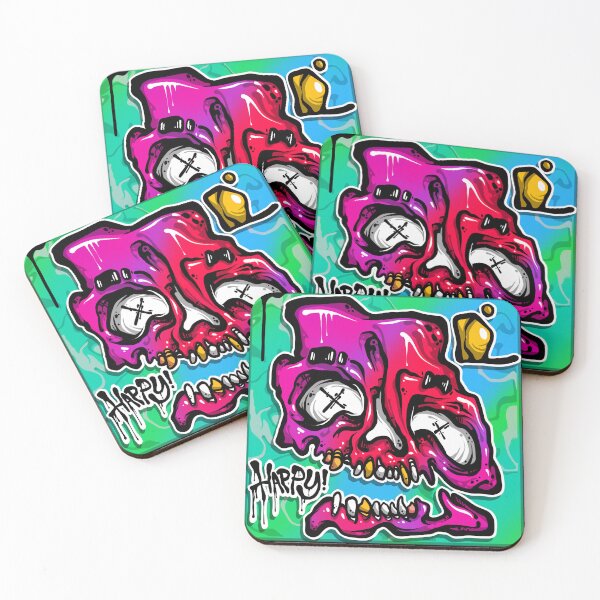 Item preview, Happy Graffiti Skull designed and sold by Graffitidesign.