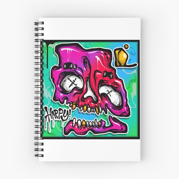 Item preview, Happy Graffiti Skull designed and sold by Graffitidesign.