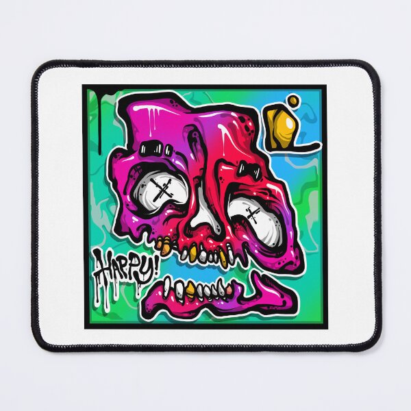 Item preview, Happy Graffiti Skull designed and sold by Graffitidesign.