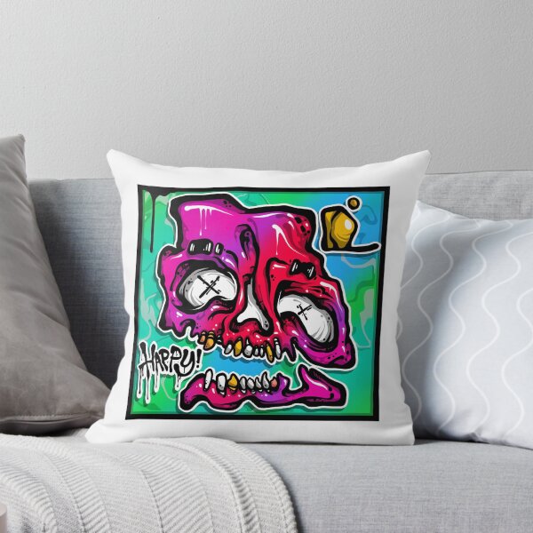 Item preview, Happy Graffiti Skull designed and sold by Graffitidesign.
