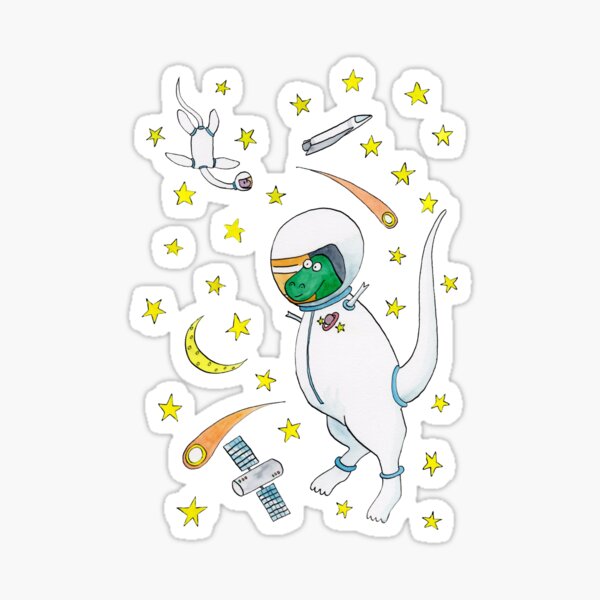 Astro Dinos Sticker