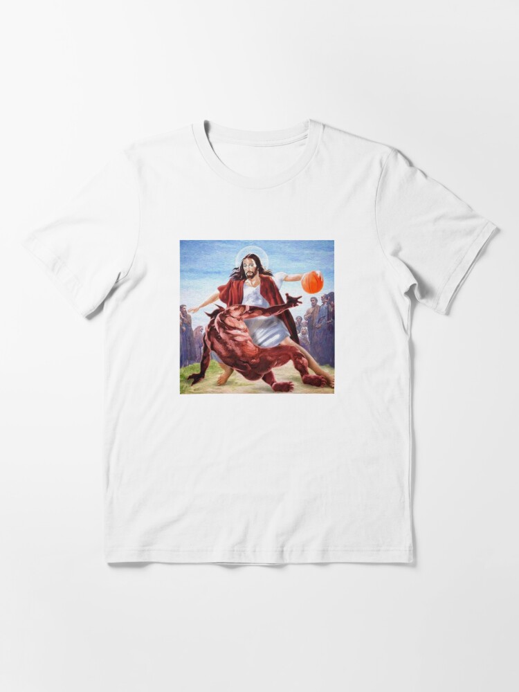 Not Today Satan Jesus Crossover Basketball Holy Cross Tall Long Sleeve  T-Shirt