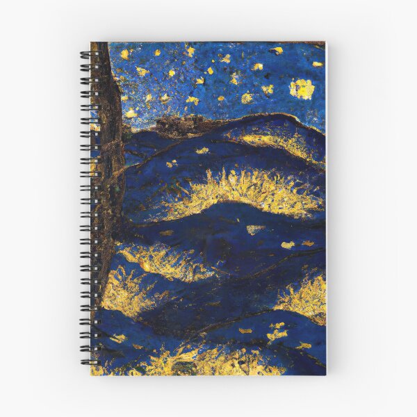 Item preview, Starry Night Inspired Van Gogh Ukiyo E Painting designed and sold by chanzds.