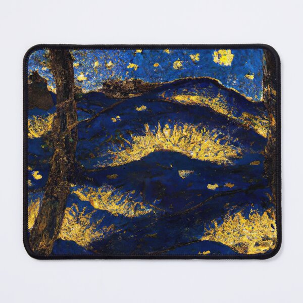 Item preview, Starry Night Inspired Van Gogh Ukiyo E Painting designed and sold by chanzds.