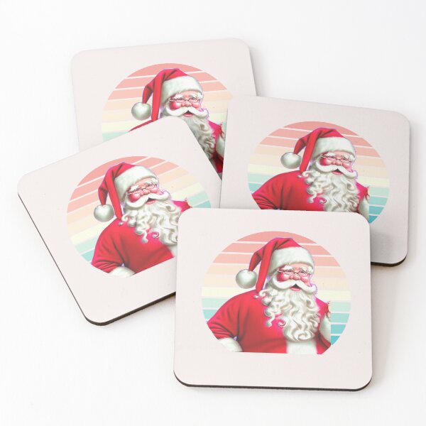 Item preview, red retro vintage santa designed and sold by Vavilonskaya.