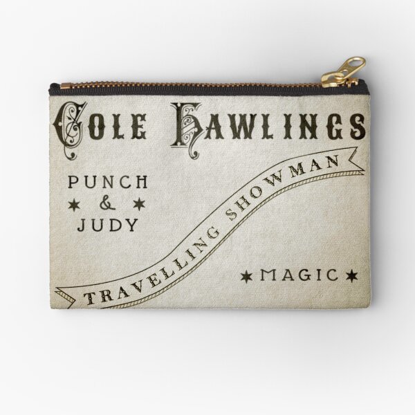 A SHOWMAN CAME A-CALLING (The Box of Delights) Zipper Pouch