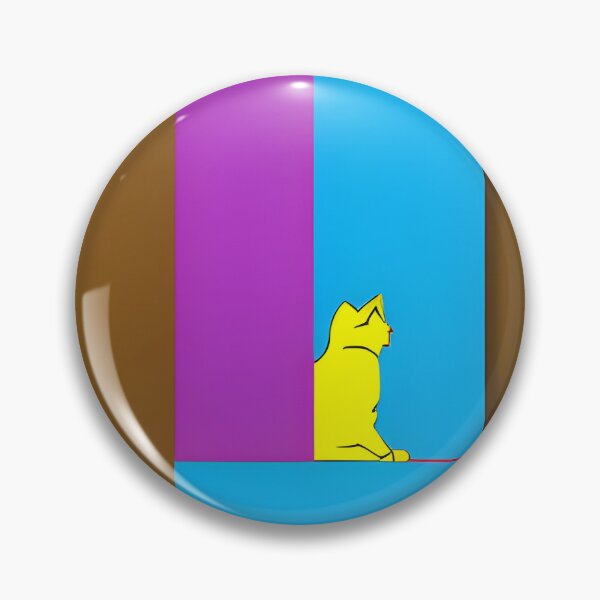 Item preview, Contemporary Minimalist Cat Art designed and sold by JKirchnerArt.