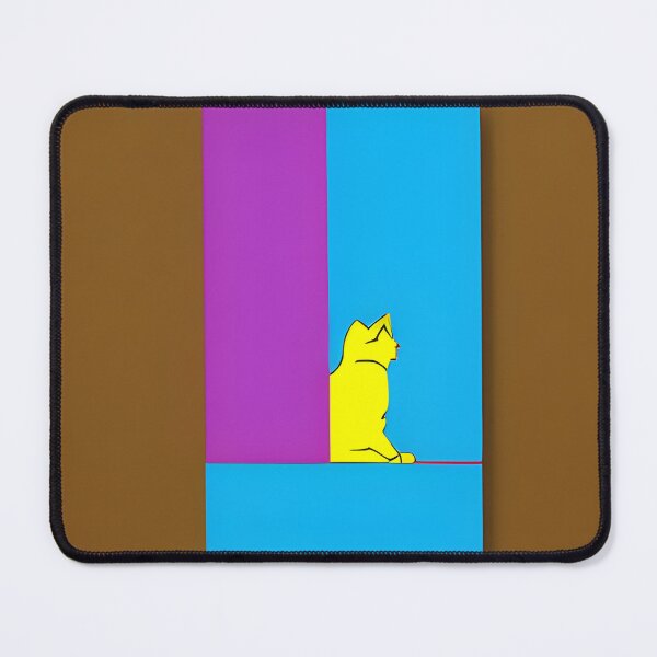 Item preview, Contemporary Minimalist Cat Art designed and sold by JKirchnerArt.