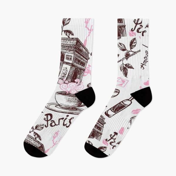 Item preview, Seamless pattern, Textile pattern, Romantic Paris Seamless Pattern designed and sold by Lotus33 ⭐⭐⭐⭐⭐.