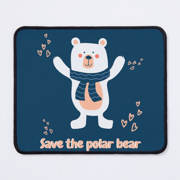 Item preview, save the polar bear designed and sold by shivanigautam.