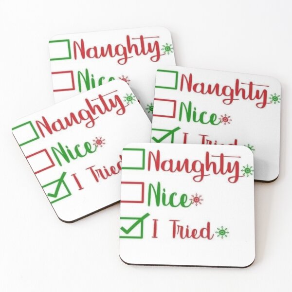 Item preview, Nice Naughty i Swear i Tried  designed and sold by Adjato  Design.