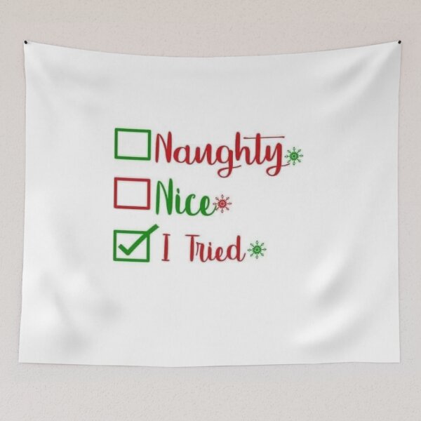 Item preview, Nice Naughty i Swear i Tried  designed and sold by Adjato  Design.