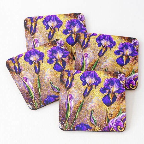 Item preview, Purple Iris - Botanicals 08 designed and sold by Tau Tia L Douglass.