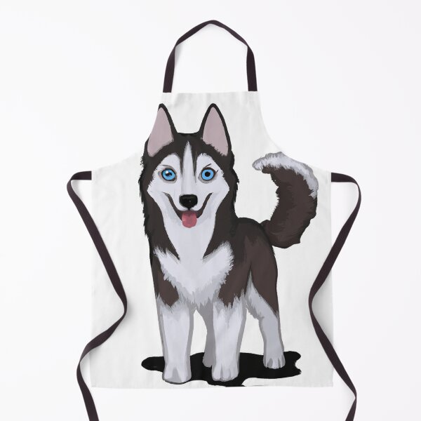 Item preview, Cute Siberian Husky Drawing designed and sold by WeHeartAnimals.