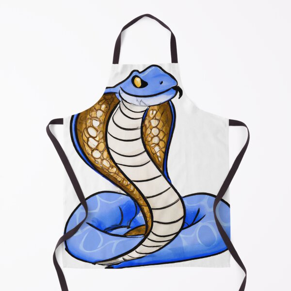 Aperçu de l'œuvre Cute Cobra Drawing créée et vendue par WeHeartAnimals.