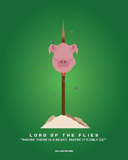 "Literary Classics Illustration Series: Lord Of The Flies" Posters By ...