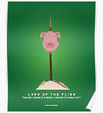 Literary Classics Illustration Series: Lord of the Flies Poster