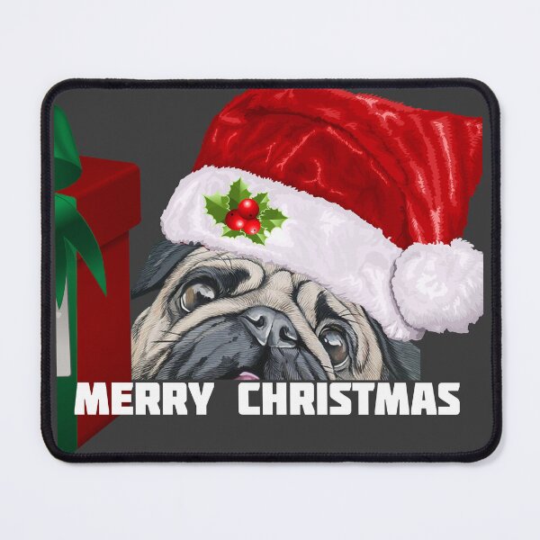 Item preview, Merry Christmas Pug - Design by UMD  designed and sold by Uncle Murray Designs  U.M.D..