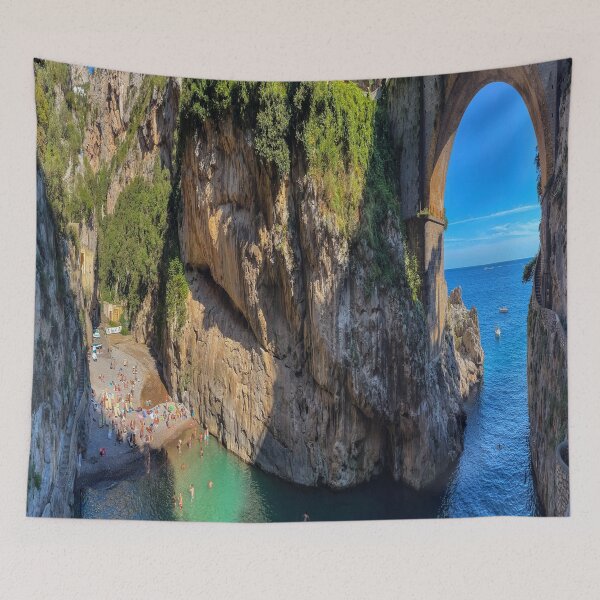 Item preview,  Blue Furore Beach Amalfi Coast designed and sold by Tamas Das.