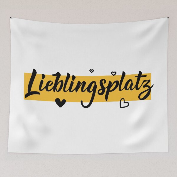 Item preview, Lieblingsplatz. German text: Favorite place. designed and sold by pidzam4e.