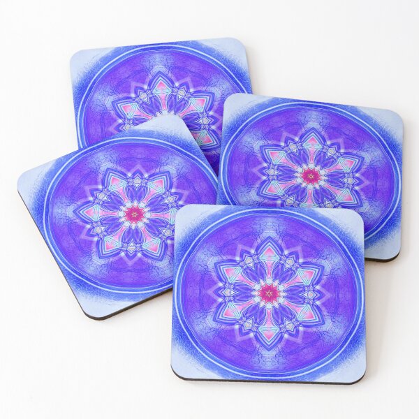 Artikelvorschau, Mandala Stern - vintage - blau entworfen und verkauft von Katarina Spiralo.