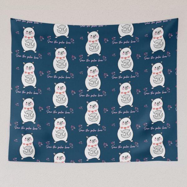 Item preview, save the polar bear designed and sold by shivanigautam.