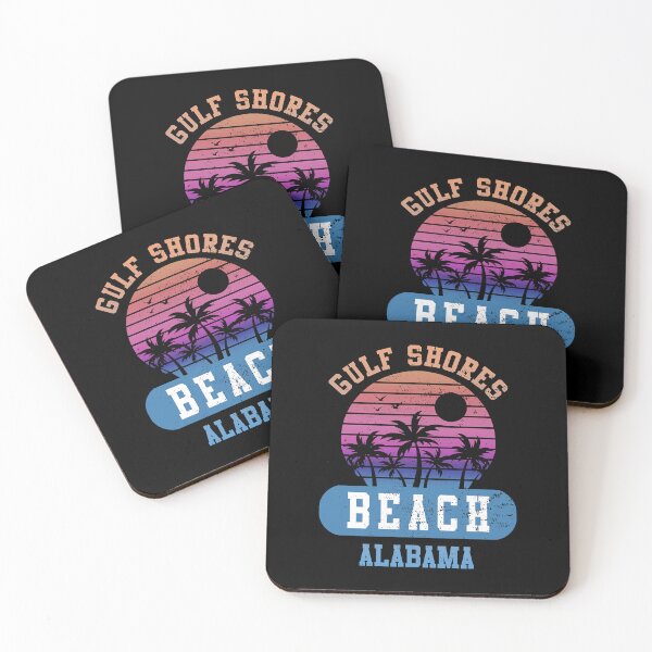 Item preview, Gulf Shores Beach Alabama Retro Sunset Summer designed and sold by JackSadowski.