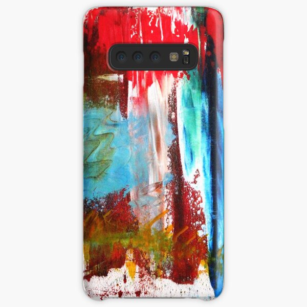 Abstract Work in Red Samsung Galaxy Snap Case