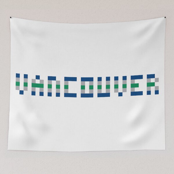Item preview, Pixel NHL Vancouver in Away Colors designed and sold by gkillerb.