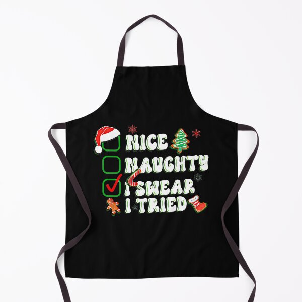 Item preview, Nice Naughty I Swear I Tried Christmas Funny Checklist designed and sold by csoDesign.