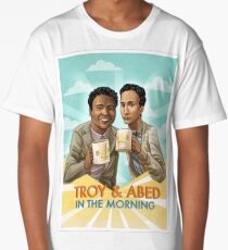 troy and abed - I strive for two things in design: simplicity and clarity. Long T-Shirt
