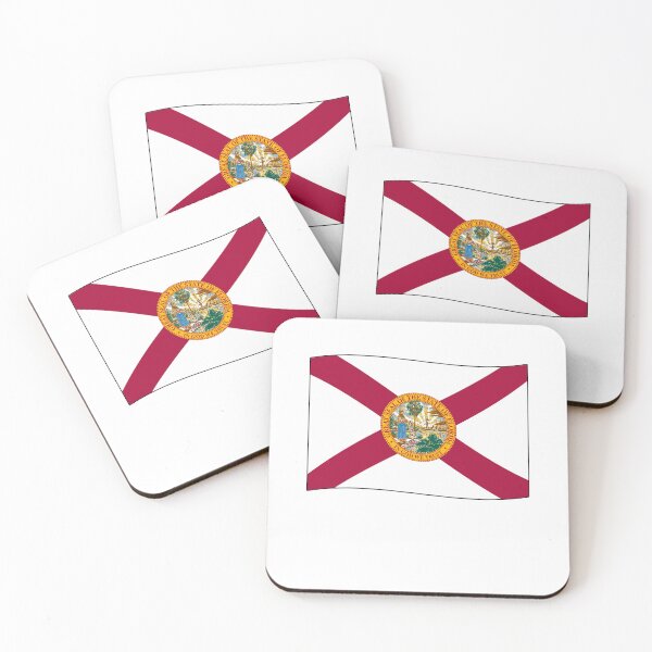 Item preview, Florida FL Official State Flag Ripple Wave23 designed and sold by HouseofParbs.