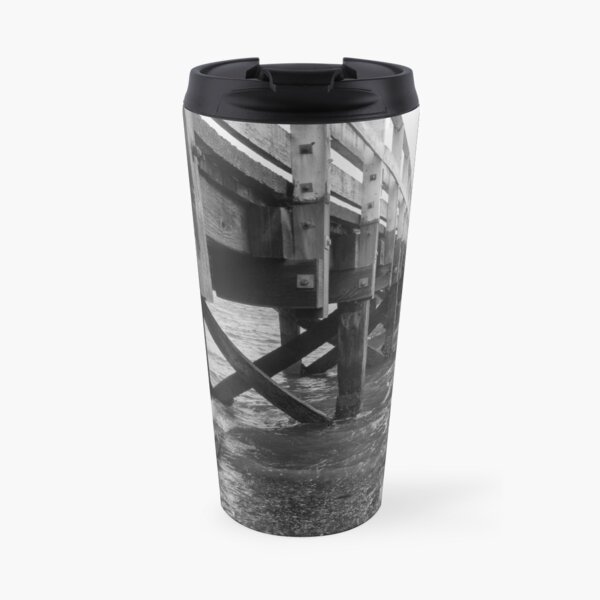 Wooden Ferry Wharf Travel Mug