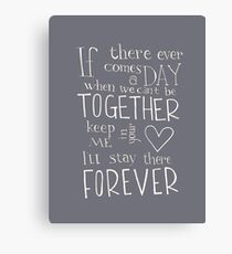 Together Forever Canvas Print