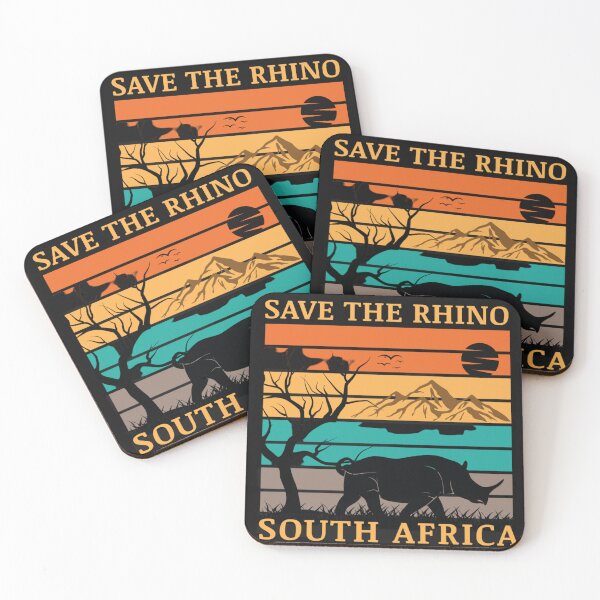 Item preview, Save the Rhino South Africa - South African designed and sold by Huesoffun.