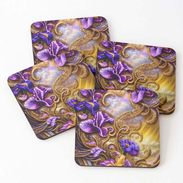Item preview, Purple Iris - Botanicals 09 designed and sold by Tau Tia L Douglass.