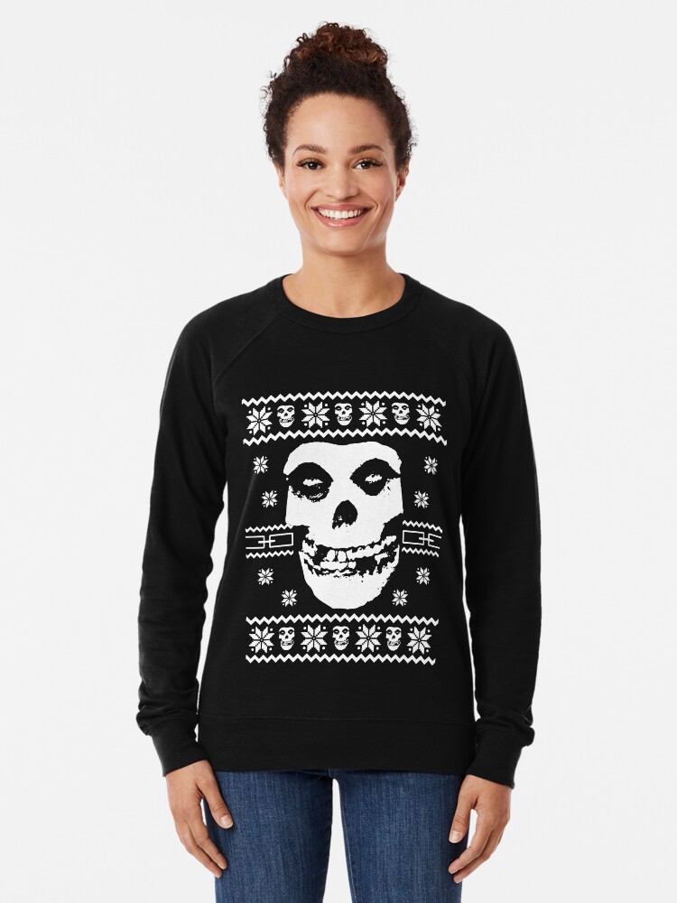 Misfits Christmas Jumper Crimson Ghost Punk