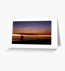 Photographer On Reddell Beach. Greeting Card