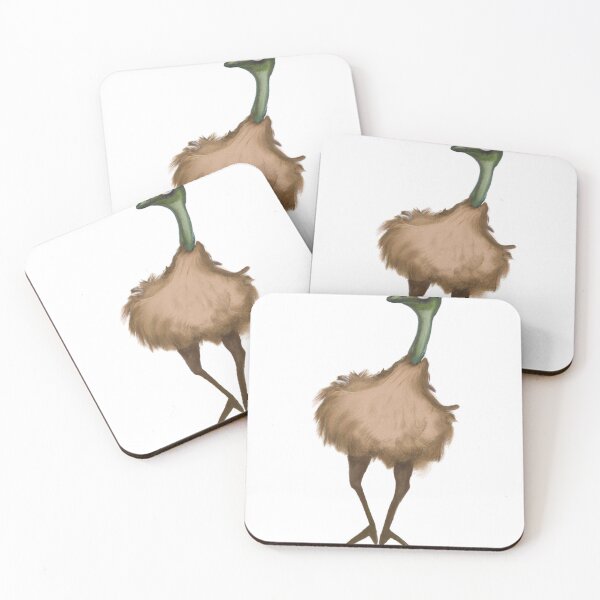 Item preview, Cute Emu Drawing designed and sold by WeHeartAnimals.
