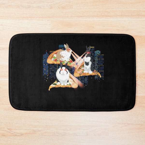 Item preview, Laser Bunny Pizza Bunny Easter Space designed and sold by MooonTees.