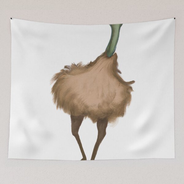Item preview, Cute Emu Drawing designed and sold by WeHeartAnimals.