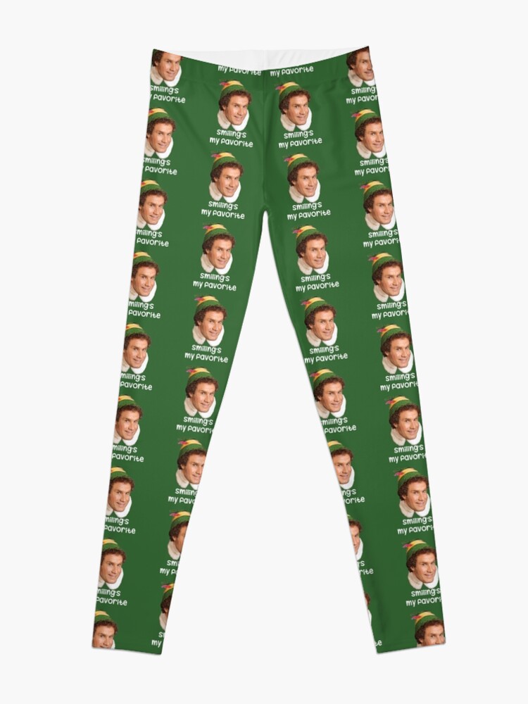 Smiling s my favorite Buddy The Elf Movie Will Ferrell Leggings