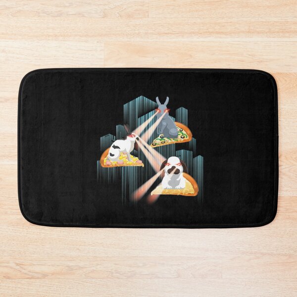 Item preview, Laser Bunny Pizza Bunny Easter Space designed and sold by MooonTees.